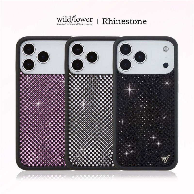Phone Cases Wildflower - Custodia per telefono Wildflower con strass