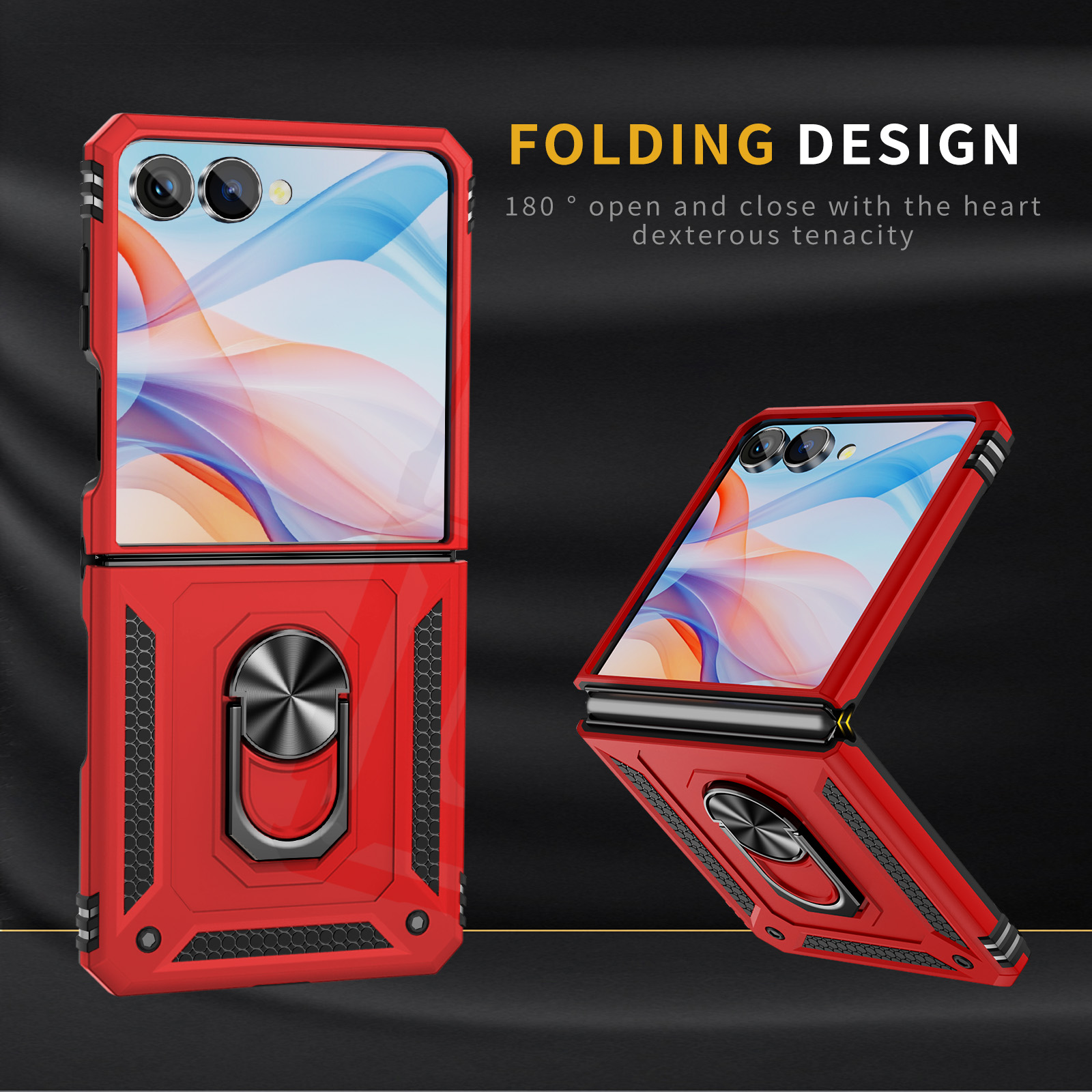 Ring Stand Case - Custodia per telefono antiurto di livello