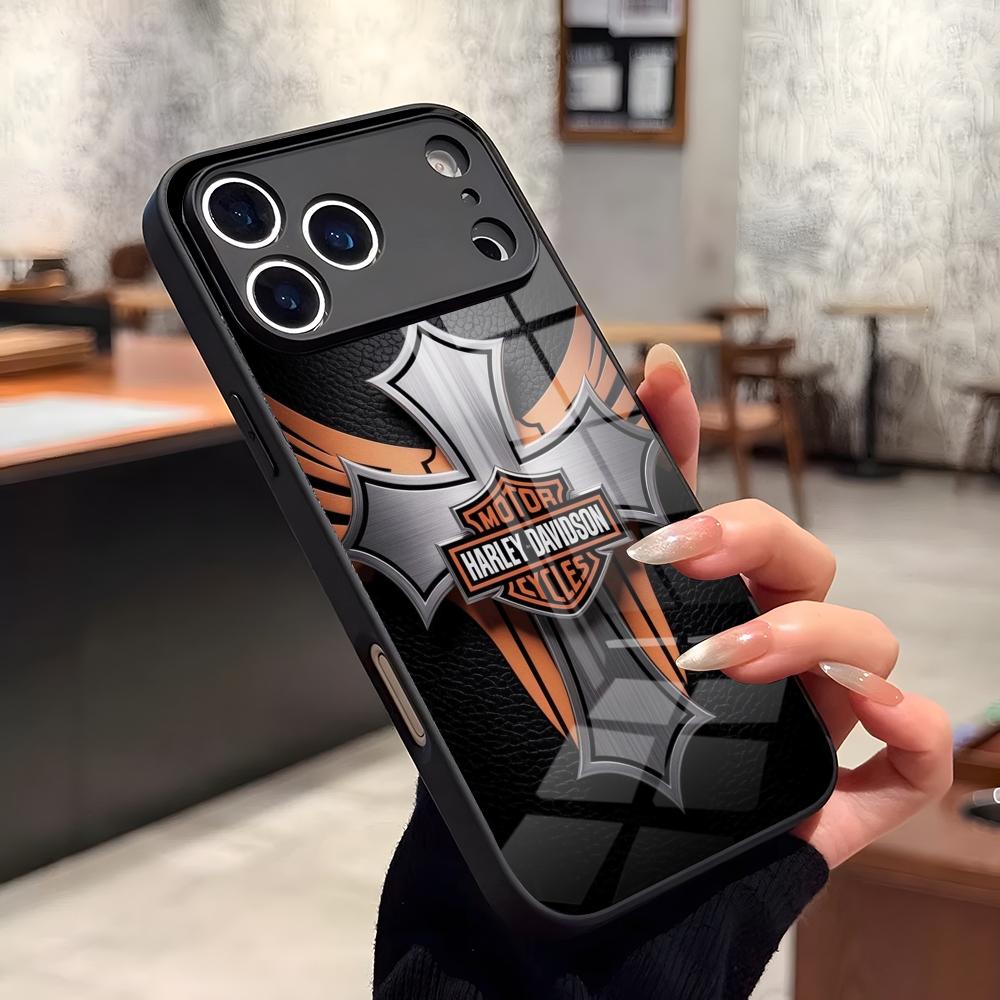 Phone Cases Near Me - Cover in vetro Cool H-Harley Davidson