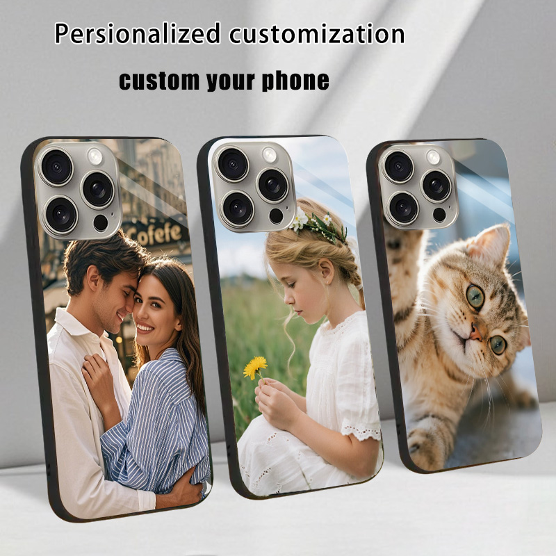 Phone Cases Near Me - Custodia in vetro temperato personalizzato per