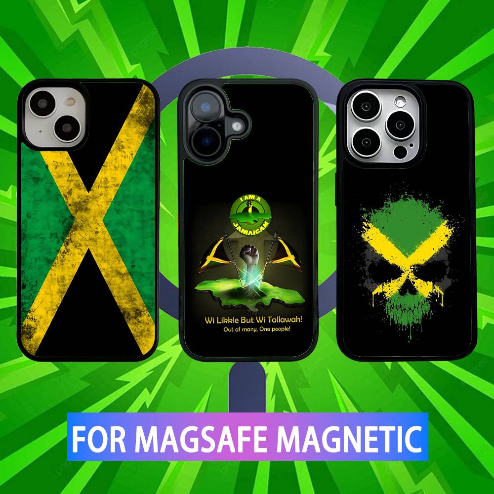 Phone Cases Jamaica - Custodia per telefono con bandiera della