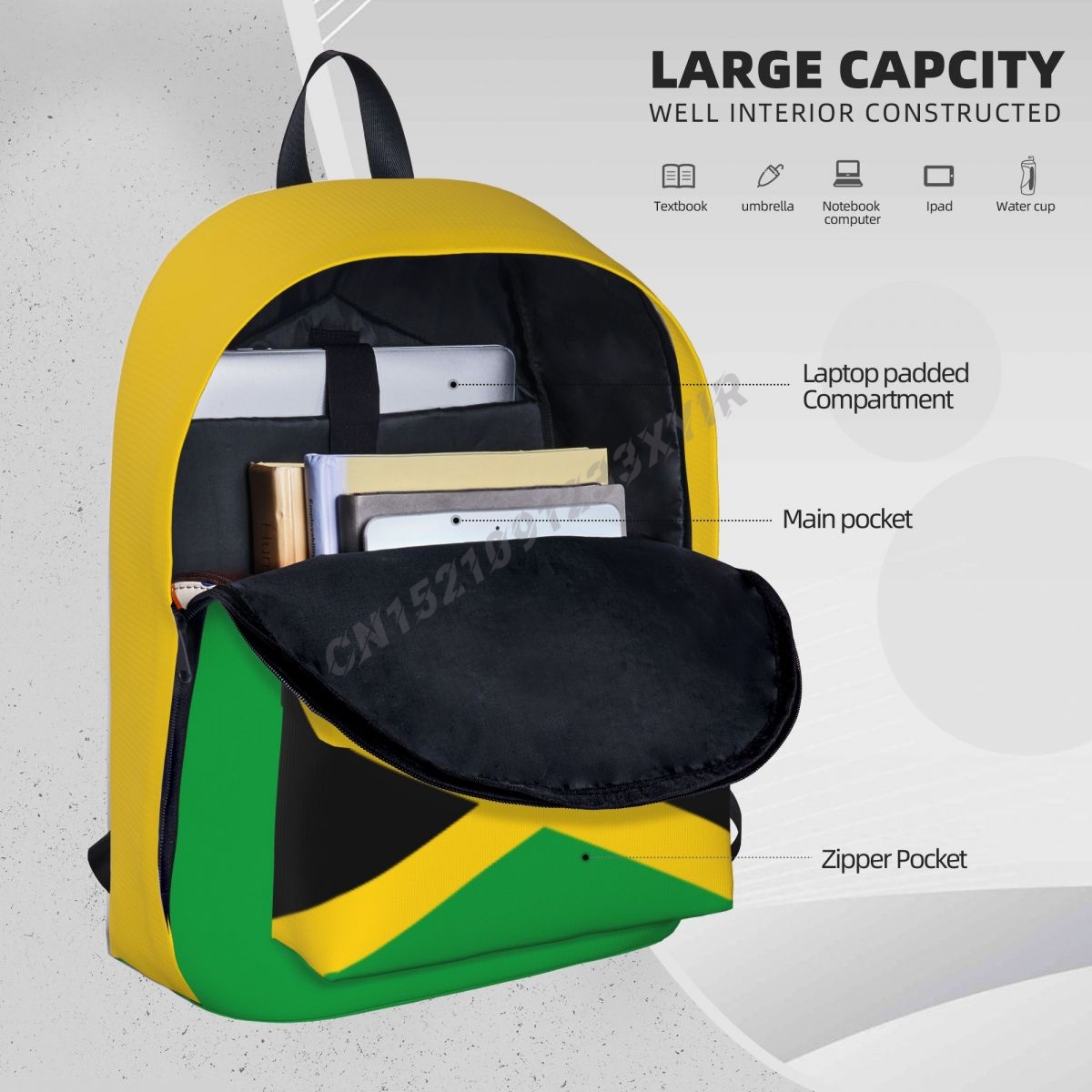 Zaino unisex Bandiera della Gi - Phone Cases Jamaica recensione e prezzo
