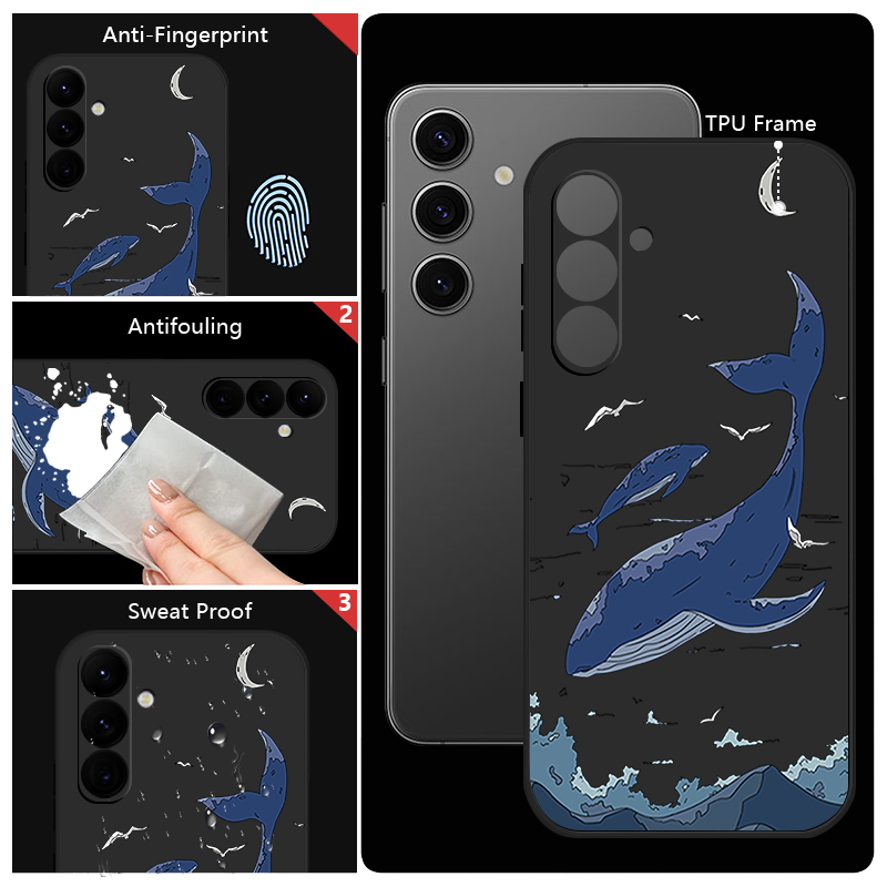 Custodia per telefono Whales p - Phone Cases Galaxy A16 5G recensione e prezzo