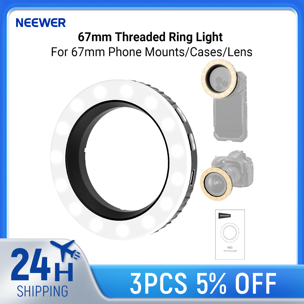 NEEWER Basics Anello Luminoso  - Phone Cases Video recensione e prezzo